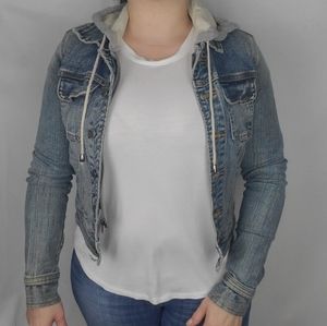 Jean Jacket with Hoodie